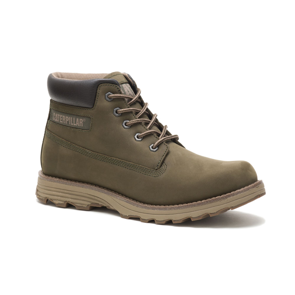 Caterpillar Founder Philippines - Mens Chukka Boots - Olive 60574BCHD